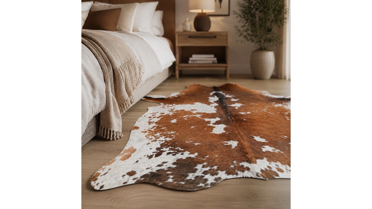 Elevate Your Interior with a Cowhide Rug: A Blend of Style and Functionality